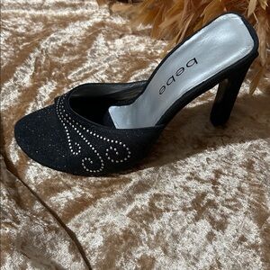 New-bebe Slip On Heel Sandals